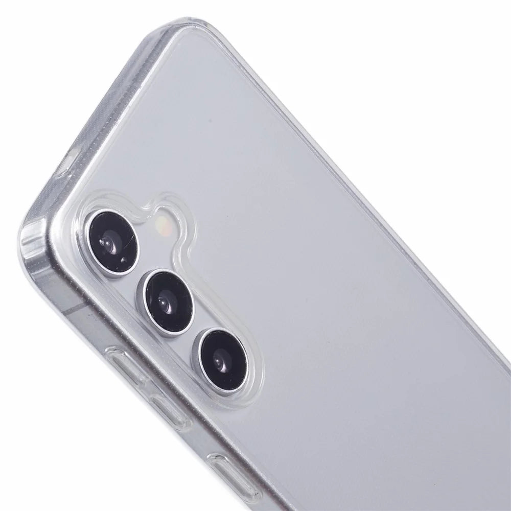 For Samsung Galaxy S24 Case TPU 1.8mm Clear Phone Cover with Lanyard Holes - 5