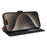 For iPhone 14 Pro Max Case RFID Blocking Wallet Stand Leather Flip Phone Cover with Slim Strap - Black - 3