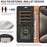 For iPhone 14 Pro Max Case RFID Blocking Wallet Stand Leather Flip Phone Cover with Slim Strap - Black - 5