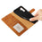 For Samsung Galaxy A35 5G Case with Thickened Strap RFID Blocking Wallet Stand Leather Flip Phone Cover - Brown - 5