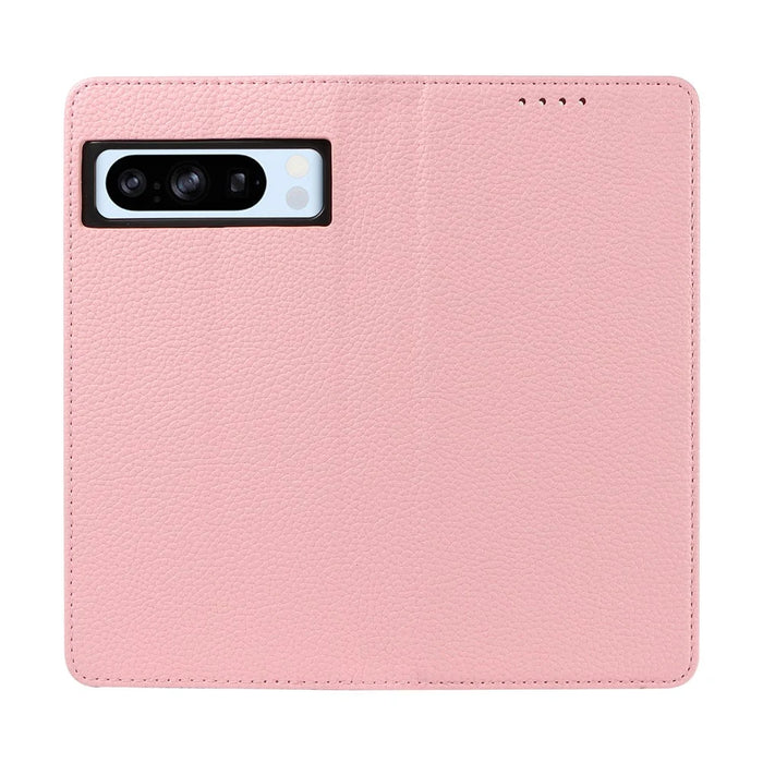 For Google Pixel 8 Pro Case RFID Blocking Strong Magnetic Leather Wallet Phone Cover - Pink - 5