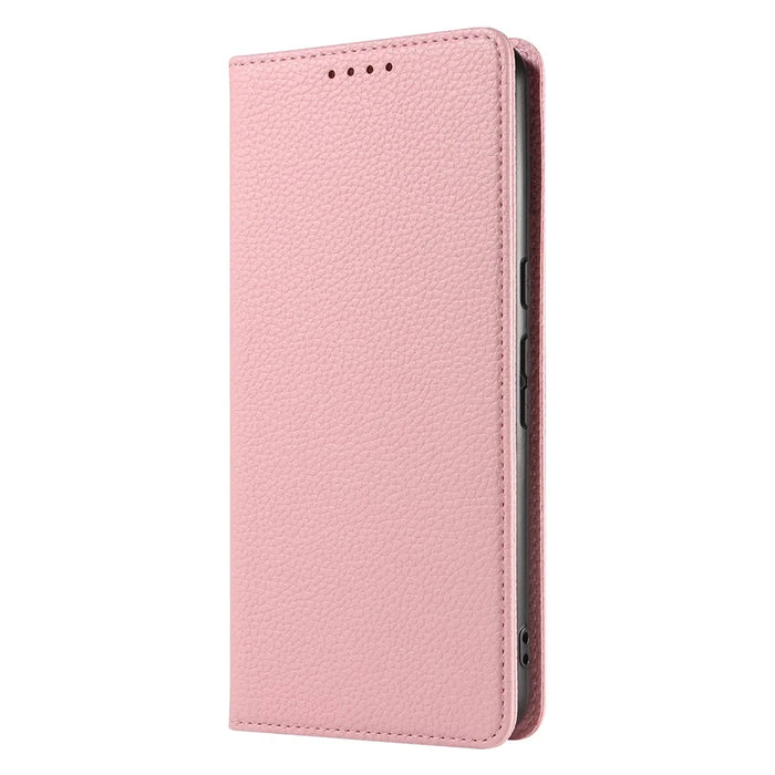 For Google Pixel 8 Pro Case RFID Blocking Strong Magnetic Leather Wallet Phone Cover - Pink - 7
