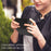 For iPhone 14 Pro Max Case RFID Blocking Strong Magnetic Leather Wallet Phone Cover - Black - 5