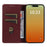 For iPhone 14 Pro Case RFID Blocking Strong Magnetic Leather Wallet Phone Cover - Wine Red - 2