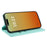 For iPhone 13 Pro Case RFID Blocking Strong Magnetic Leather Wallet Phone Cover - Mint Green - 3