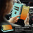 For iPhone 13 Pro Case RFID Blocking Strong Magnetic Leather Wallet Phone Cover - Mint Green - 4