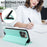 For iPhone 13 Pro Case RFID Blocking Strong Magnetic Leather Wallet Phone Cover - Mint Green - 7