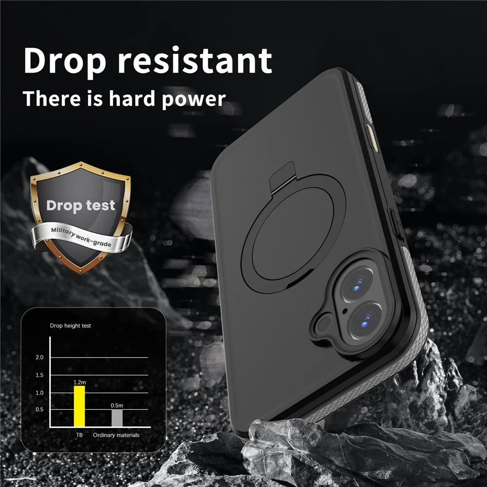 REDPEPPER IP68 Waterproof Case For iPhone 16 Plus Phone Back Cover Kickstand Compatible with MagSafe - 4