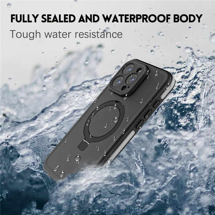 REDPEPPER IP68 Waterproof Case For iPhone 16 Pro Max Phone Back Cover Kickstand Compatible with MagSafe - 6