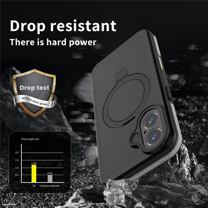 REDPEPPER IP68 Waterproof Case For iPhone 16 Phone Back Cover Kickstand Compatible with MagSafe - 7