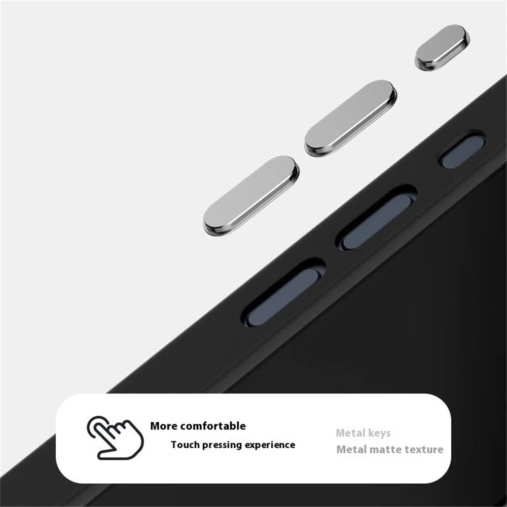 ABEEL For iPhone 15 Pro Max Case PC + TPU + Aluminum Alloy + PU Leather Slim Phone Back Cover Compatible with MagSafe - Texture 3 - 6