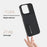 ABEEL For iPhone 14 Pro Max Case PC + TPU + Aluminum Alloy + PU Leather Slim Phone Back Cover Compatible with MagSafe - Texture 3 - 4