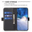 BINFEN COLOR BF31 For Samsung Galaxy A36 5G Case PU Leather Flip Folio Phone Wallet Cover - Black - 3
