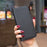 BINFEN COLOR BF31 For Samsung Galaxy A36 5G Case PU Leather Flip Folio Phone Wallet Cover - Black - 6
