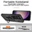 For Samsung Galaxy S25 Case PC + TPU Phone Cover Lens Ultimate Protection Kickstand - Black - 2