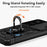 For Samsung Galaxy S25 Case PC + TPU Phone Cover Lens Ultimate Protection Kickstand - Black - 6