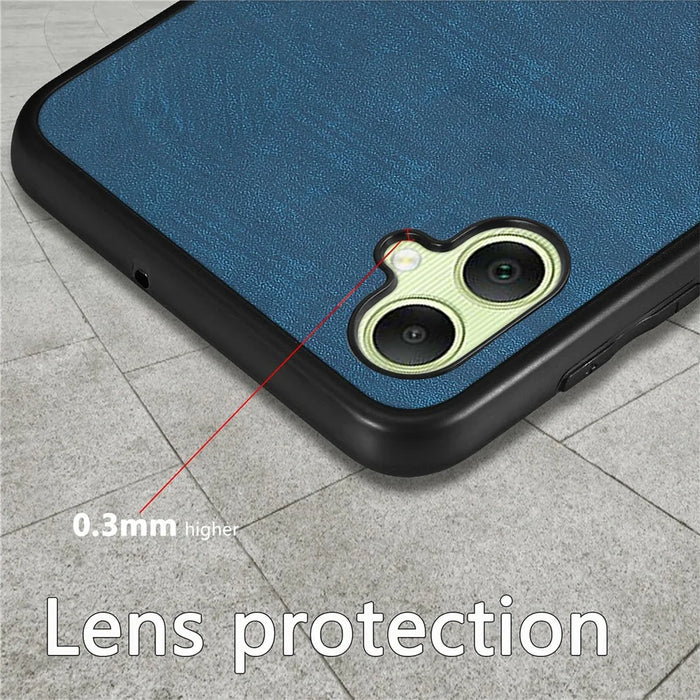 For Samsung Galaxy A06 4G Case Retro Leather + TPU Shockproof Protective Phone Cover - Brown - 5