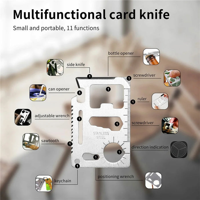 For Google Pixel 9 Pro Fold 5G Case Card Holder Leather Back Cover with Card Knife - Brown - 6