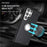 For Samsung Galaxy S25 Ultra Matte Case Ring Kickstand Soft TPU Phone Cover - Silver - 3
