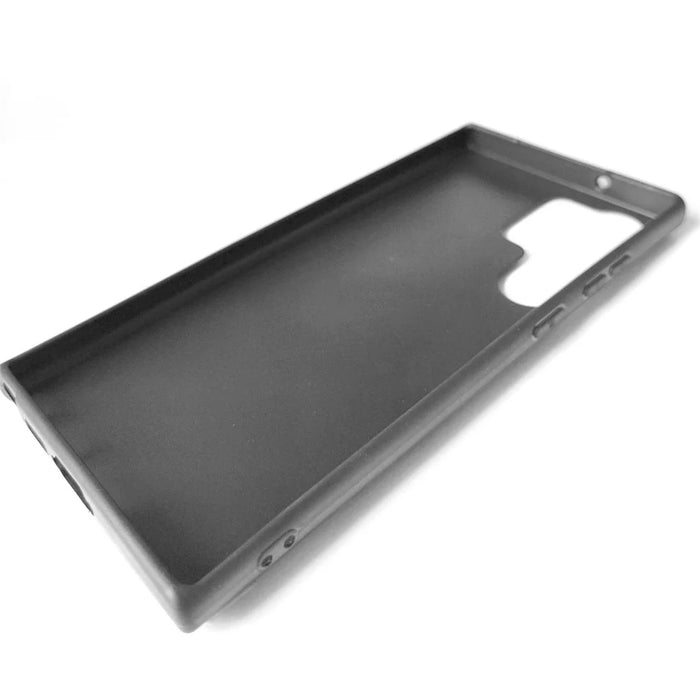 For Samsung Galaxy S25 Ultra Matte Case Ring Kickstand Soft TPU Phone Cover - Silver - 6