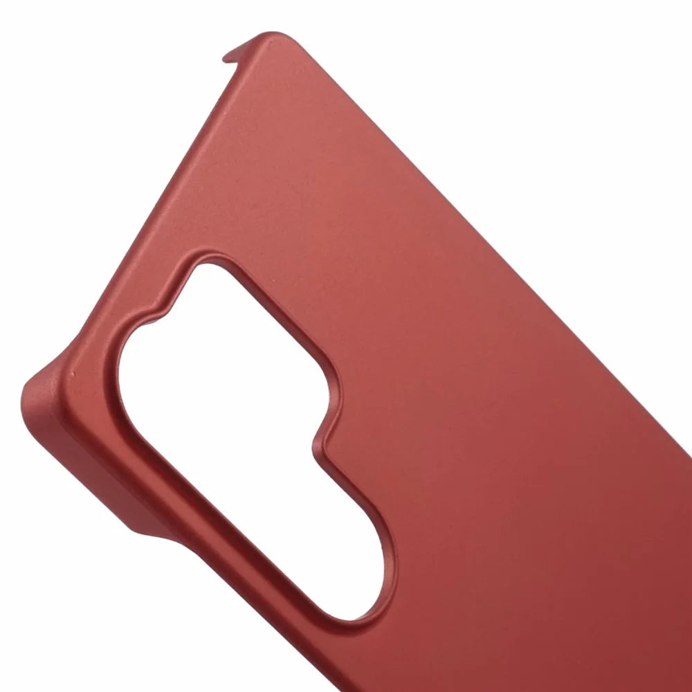 For Samsung Galaxy S25 Ultra Case Hard PC Frosted Minimalist Phone Cover - Red - 5