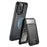 SUTENI H18 For iPhone 15 Pro Max Magnetic Case Carbon Fiber Texture Leather+TPU Cover with Detachable Card Bag - 4