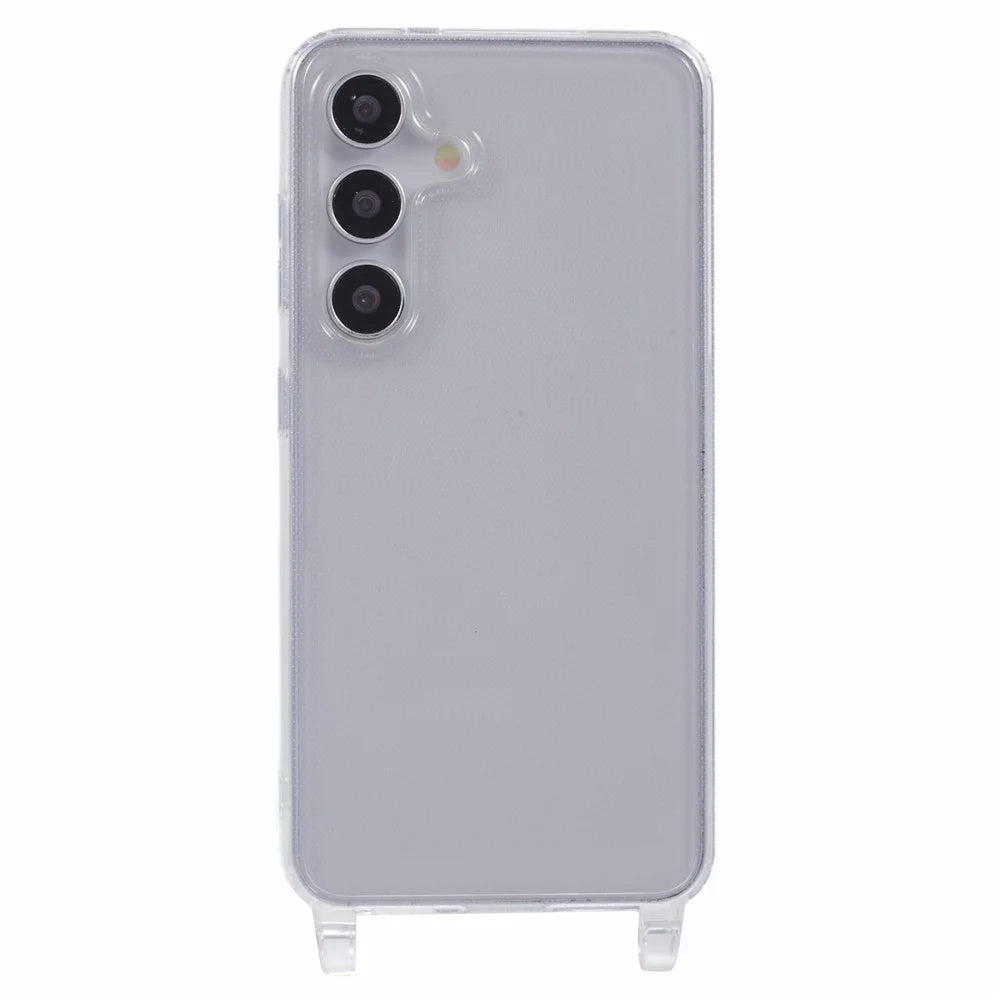 For Samsung Galaxy A35 5G Case TPU 1.8mm Clear Phone Cover with Lanyard Holes - 3