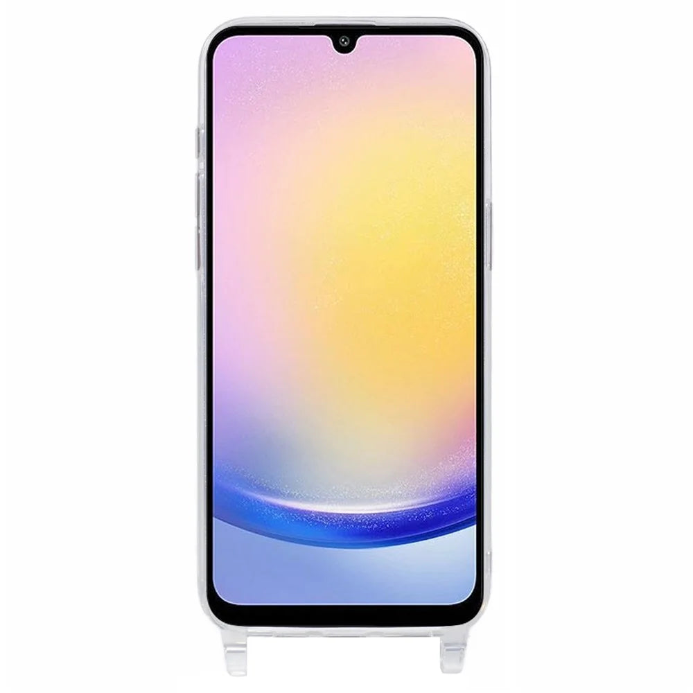 For Samsung Galaxy A25 5G (Global) (161.0 x 76.5 x 8.3mm) Case TPU 1.8mm Clear Phone Cover with Lanyard Holes - 2