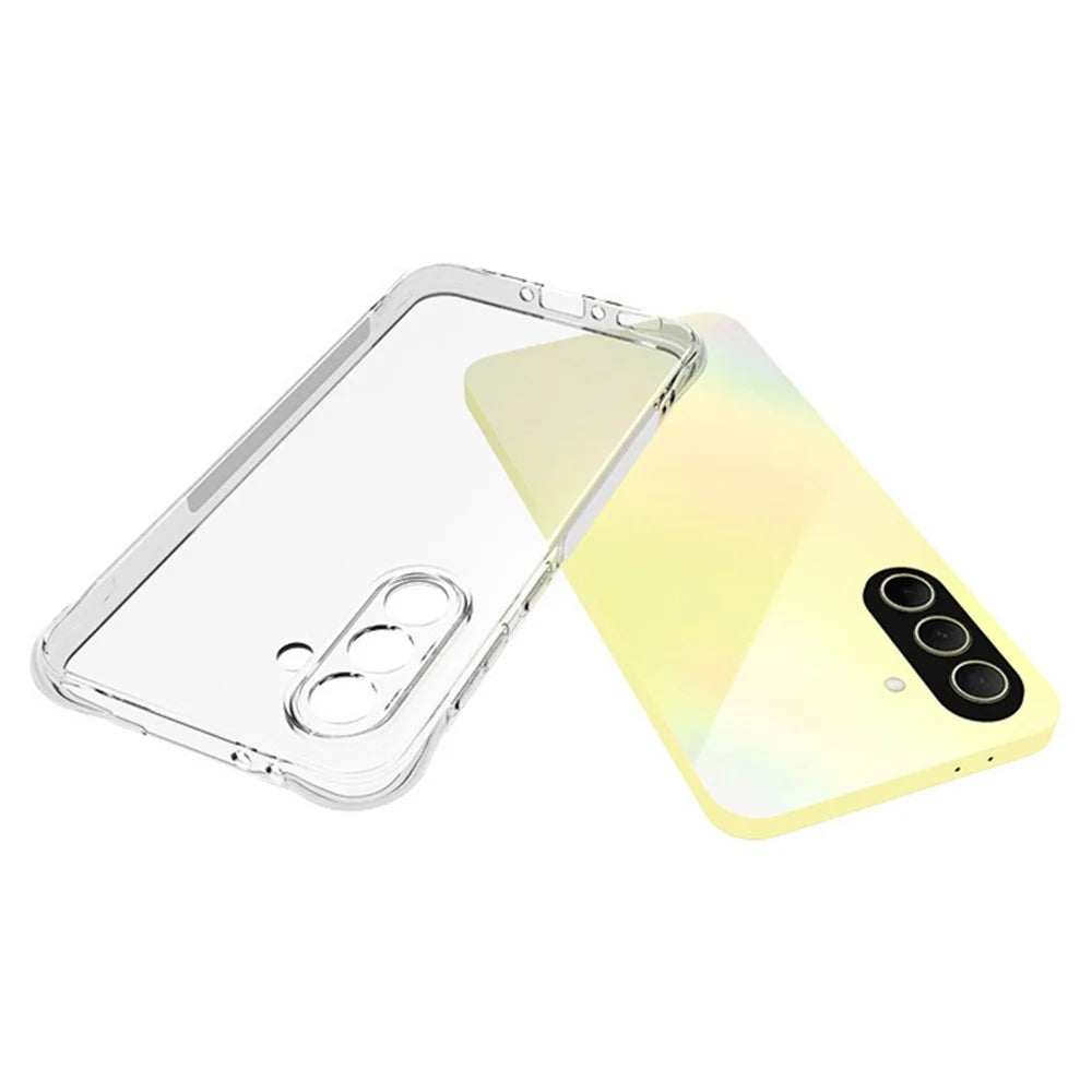 WANLONFENG WL Series for Samsung Galaxy A36 5G TPU Case 2.0mm Phone Cover with Tempered Glass Film - 3