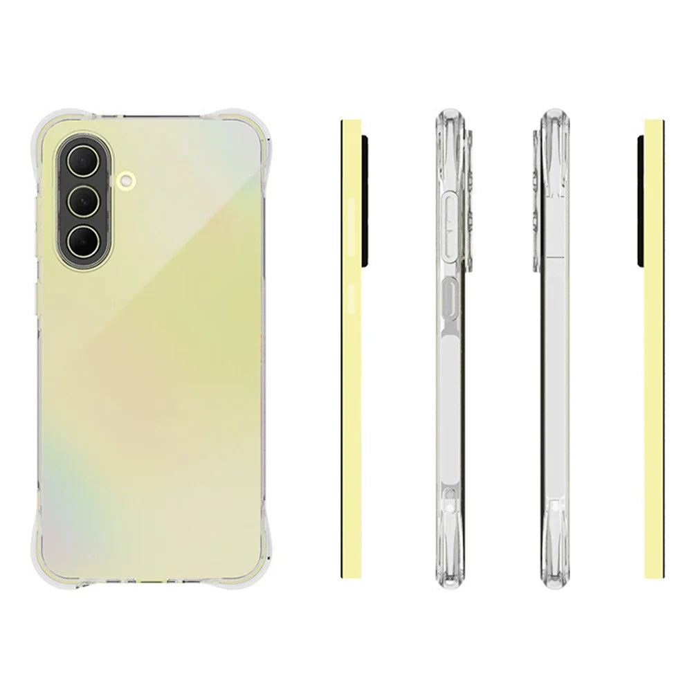 WANLONFENG WL Series for Samsung Galaxy A36 5G TPU Case 2.0mm Phone Cover with Tempered Glass Film - 5