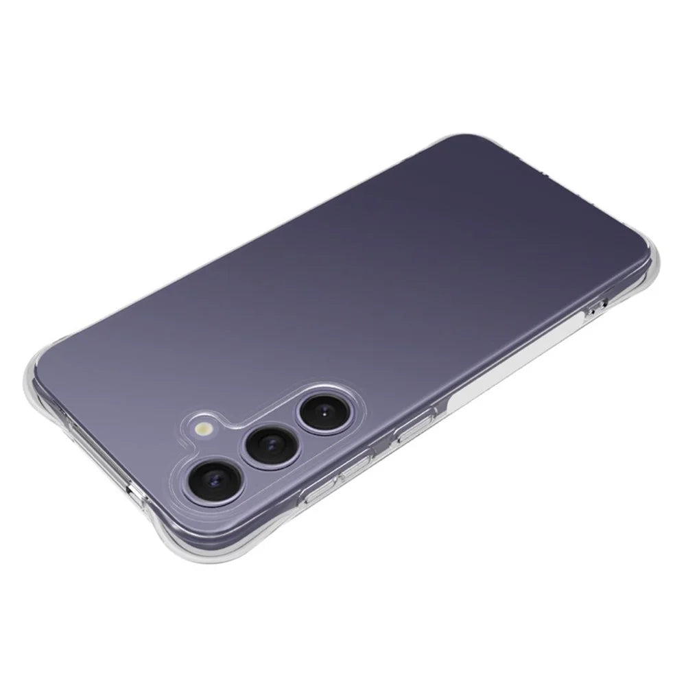 WANLONFENG WL Series for Samsung Galaxy S25+ TPU Case 2.0mm Phone Cover with Tempered Glass Film - 4