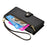 DF-011 For Samsung Galaxy S25 Ultra Case Zipper Pocket Wallet Leather Phone Cover with Straps - Black - 4