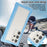 For Samsung Galaxy S25 Ultra Case TPU+PC 3-in-1 Protective Matte Phone Cover - Blue - 5