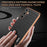 AZNS For Samsung Galaxy S25 Case Electroplating Crocodile Texture PU+TPU Phone Cover - Black - 7