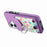 For iPhone 16 Case Compatible with MagSafe Card Bag Leather+TPU Phone Cover - Purple - 3