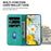 For Infinix Note 40 5G Case Lily Flower Imprint Leather Phone Cover with Stand - Green - 3