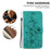 For Infinix Note 40 5G Case Lily Flower Imprint Leather Phone Cover with Stand - Green - 5
