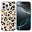 For iPhone 16 Pro Case Pattern Printing Shockproof Soft TPU Phone Cover - Leopard Print - 1