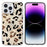 For iPhone 15 Pro Max Case Pattern Printing Shockproof Soft TPU Phone Cover - Leopard Print - 1
