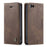 CASEME For iPhone 5s / iPhone SE (1st generation) / iPhone 5 Case  013 Series Card Holder Stand Leather Phone Cover - Coffee - 2