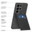 DUX DUCIS For Samsung Galaxy S25 Ultra Magnetic Case  Rafi II Series Leather Back Cover with RFID Blocking Card Slots  - Black - 3