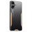 For iPhone 16 Phone Case Aluminium Alloy TPU PC Back Cover - Gold - 1