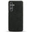 For Samsung Galaxy S25 Case Cloth Texture Anti-Scratch Protective PC Phone Cover - Black - 3