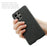 For Samsung Galaxy S25 Ultra Case Cloth Texture Anti-Scratch Protective PC Phone Cover - Black - 6