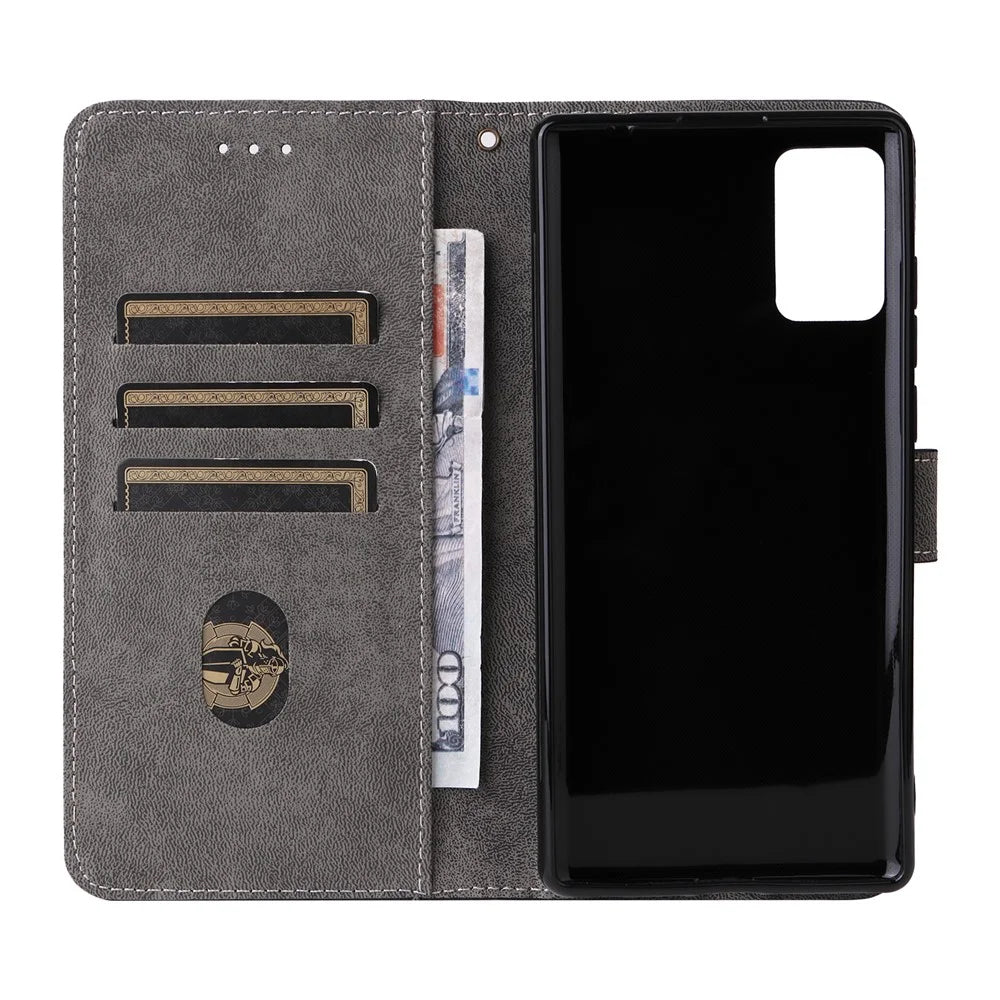 For Cubot P50 Wallet Case RFID Blocking PU Leather Cover Stand View - Black - 2