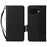 For Google Pixel 9a Case with Wrist Strap Litchi Texture PU Leather Wallet Phone Cover - Black - 1