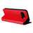 For Google Pixel 9a Wallet Case Rhombus Imprinted Leather Phone Cover - Red - 5