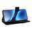 For vivo X200 5G Case with Wrist Strap Litchi Texture PU Leather Wallet Phone Cover - Black - 3