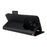 For vivo X200 5G Case with Wrist Strap Litchi Texture PU Leather Wallet Phone Cover - Black - 4