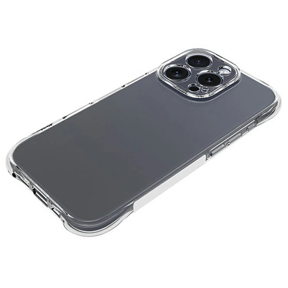 For iPhone 16 Pro Clear Phone Case 2.0mm Thickness Shockproof TPU Phone Cover - 4